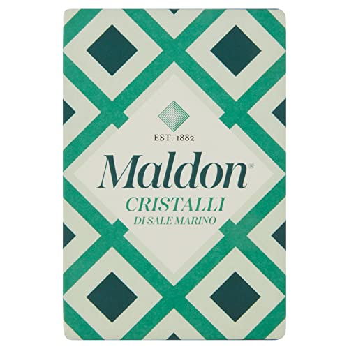 MALDON - Meersalzflocken 125g | Zart-knusprige Salzflocken aus natürlichen Mineralien | Meersalz Flakes mit reinem Geschmack. Ideal auch als Dekoration für Cocktails | Inhalt: 125g von Maldon