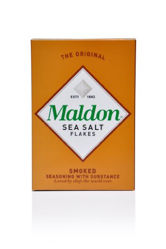 Maldon Smoked Sea Salt, Flaky Crystals, 4.4-Ounce Boxes (Pack of 4) by Maldon von Maldon