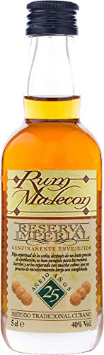 Malecon Reserva Imperial 25 Jahre 0,05l Miniatur - Rum aus Panama von Malecon