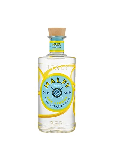 Malfy Gin con Limone – Super Premium Gin aus Italien mit italienischen Zitronen – 41% Vol – 1 x 0,7L von Malfy