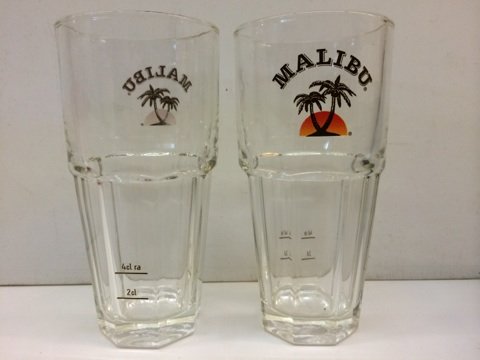Malibu Rum Gläser Geschenkset 2er set Malibu Rum Gläser Geschenkset 2er set von Malibu rum