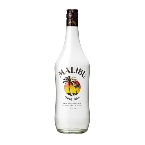 Malibu Caribbean Rum – Fruchtiger Likör auf Rum-Basis mit natürlichem Kokosaroma – Leichte Spirituose, ideal für Longdrinks oder Cocktails – 1 x 1 l Malibu Caribbean Rum – Fruchtiger Likör auf Rum-Basis mit natürlichem Kokosaroma – Leichte Spirituose, ideal für Longdrinks oder Cocktails – 1 x 1 l von Malibu