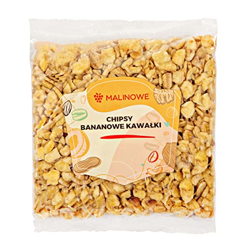 Malinowe BANANENCHIPS 1kg Getrocknete Bananen Stücke Premium Qualität von Malinowe
