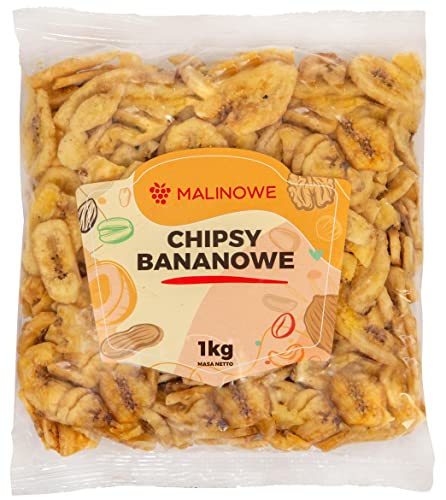 Malinowe Bananenchips 1 kg getrocknete Bananen von Malinowe