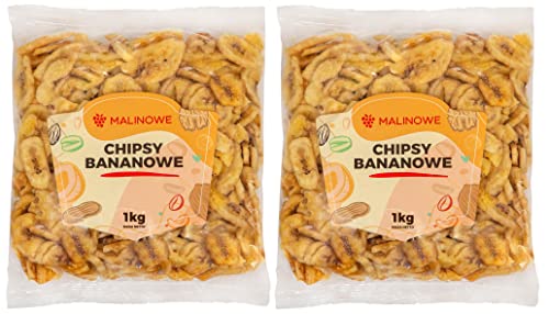 Bananenchips 2x1kg Ein süßer Snack von Malinowe