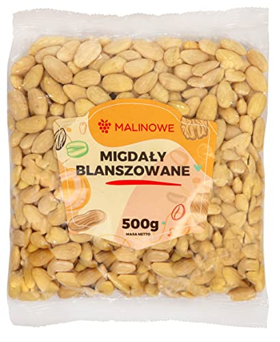 Malinowe MANDELKERNE BLANCHIERT 500g Mandeln Geschält Ohne Haut von Malinowe