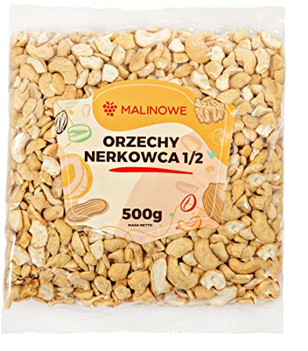 Malinowe CASHEWNÜSSE HALBIERT 1/2 500g Natürlich von Malinowe