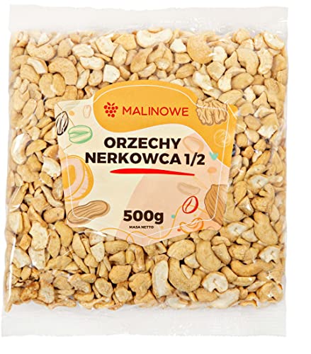 Malinowe Cashewnüsse halbiert/Stück 500g Natürlich von Malinowe