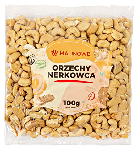 Malinowe Cashewnüsse in Stücken 100g ganze Nüsse ungesalzen von Malinowe