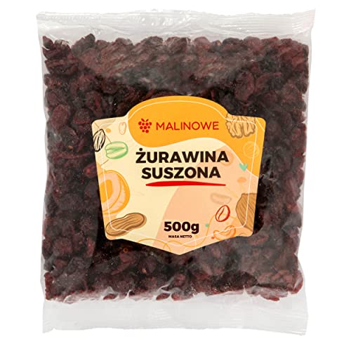 Malinowe Cranberry getrocknet Preiselbeeren gesüßt 500g von Malinowe
