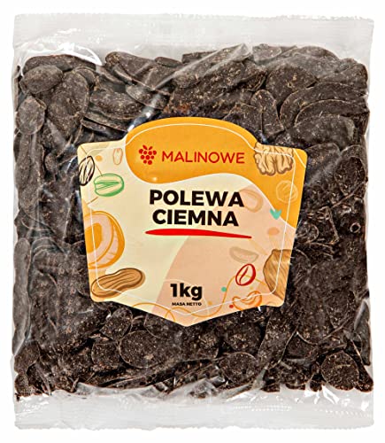 Malinowe DUNKLE SCHOKOLADENGLASUR 1kg Zum Backen von Malinowe
