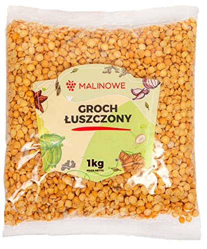 Malinowe GESCHÄLTE ERBSEN 1kg Perfekt von Malinowe