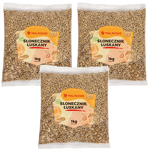Malinowe Geschälte Sonnenblumenkerne 3x1kg Malinowe Geschälte Sonnenblumenkerne 3x1kg von Malinowe