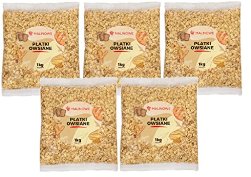 Malinowe Haferflocken 5x1kg Gutes Frühstück von Malinowe