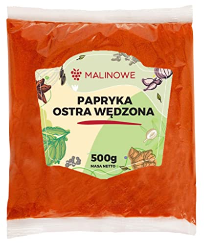 Malinowe PAPRIKA SCHARF 500g Geräuchert Paprikapulver von Malinowe