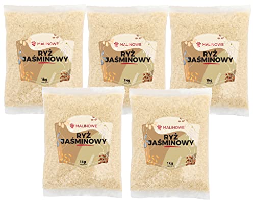 Malinowe Jasminreis 5x1kg Reis Reiskörner von Malinowe