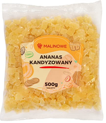 Malinowe KANDIERTE ANANASWÜRFEL 500g Natural Premium Malinowe KANDIERTE ANANASWÜRFEL 500g Natural Premium von Malinowe