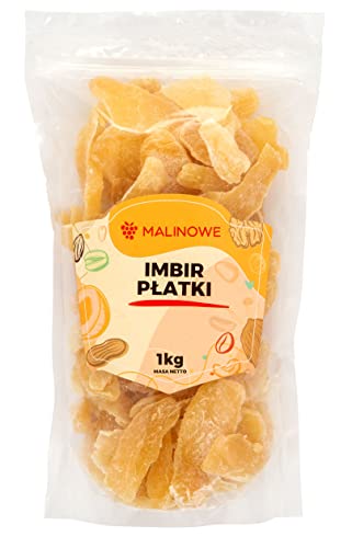 Malinowe KANDIERTE INGWERFLOCKEN 1kg Kandierter Ingwer von Malinowe