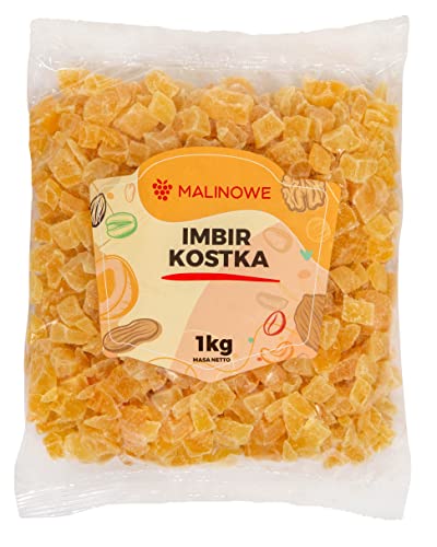 Malinowe KANDIERTER INGWERWÜRFEL 1kg Kandierter Ingwer von Malinowe