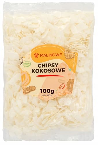 Malinowe Kokoschips 100g kokos floken getrocknet von Malinowe