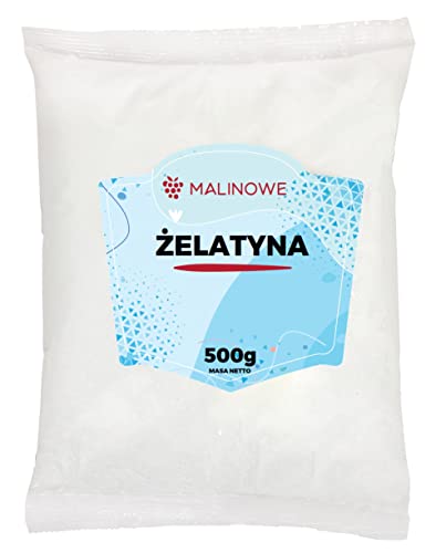 Malinowe LEBENSMITTEL-GELATIN 500g Schweinefleisch Knochen von Malinowe