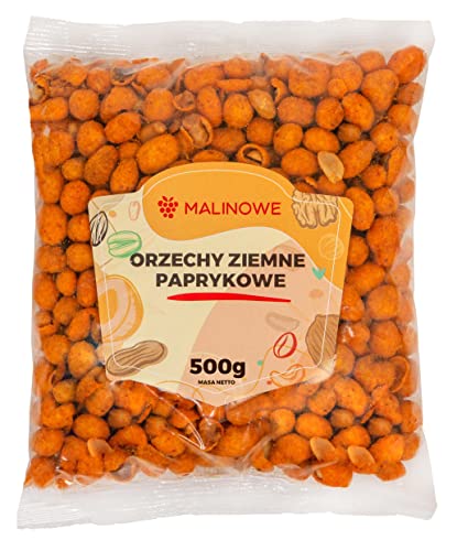 MALINOWE ERDNÜSSE MIT PAPRIKAGESCHMACK 500G KNUSPRIGE NÜSSE MALINOWE ERDNÜSSE MIT PAPRIKAGESCHMACK 500G KNUSPRIGE NÜSSE von Malinowe
