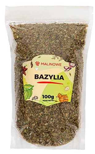 Malinowe Basilikum getrocknet Basilikumblätter gerebelt 100g von Malinowe