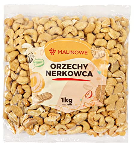 Malinowe Cashewnüsse 1kg ganze Nüsse ungesalzen von Malinowe