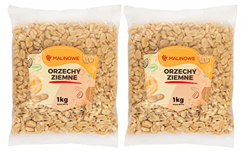 Malinowe Erdnüsse 2x1kg Erdnusskerne trocken geröstet ungesalzen Malinowe Erdnüsse 2x1kg Erdnusskerne trocken geröstet ungesalzen von Malinowe