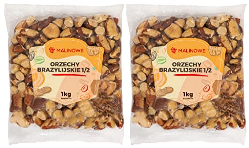 Malinowe Paranüsse halbiert 2x1kg natürlichen I Ohne Schale von Malinowe