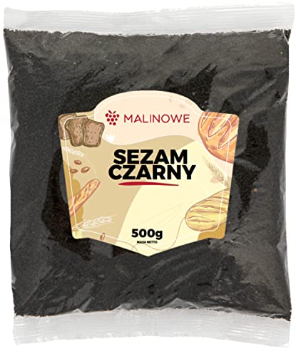 Malinowe Sesam schwarz 500g Schwarzer Sesam Malinowe Sesam schwarz 500g Schwarzer Sesam von Malinowe