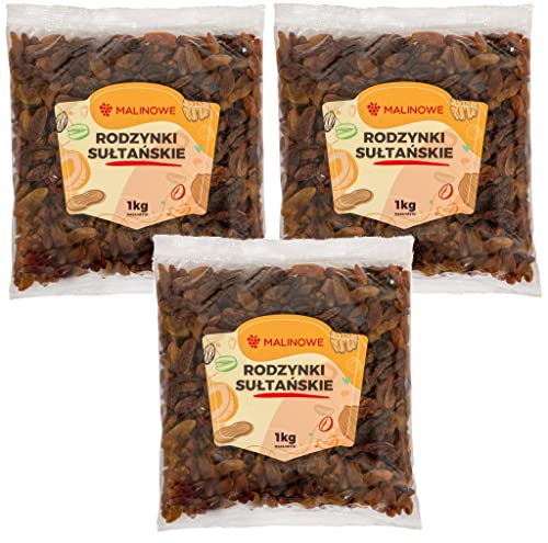 Malinowe Sultan Rosinen Set 3x1kg Rosine Sultaninen von Malinowe