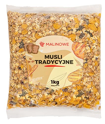 Malinowe TRADITIONELLES MÜSLI 1kg Mit Trockenfrüchten Malinowe TRADITIONELLES MÜSLI 1kg Mit Trockenfrüchten von Malinowe