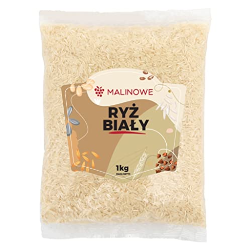 Malinowe Weißer Reis 1kg langer weißer Reis von Malinowe