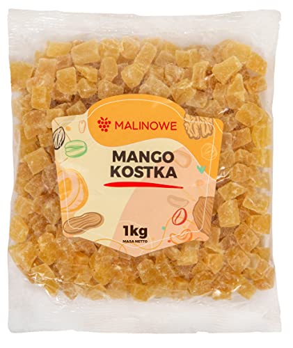 Malinowe MANGO KANDIERTER WÜRFEL 1kg Mangowürfel von Malinowe