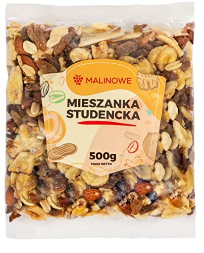 Malinowe Studentenmix Studentenfutter 500g STUDENT MIX von Malinowe