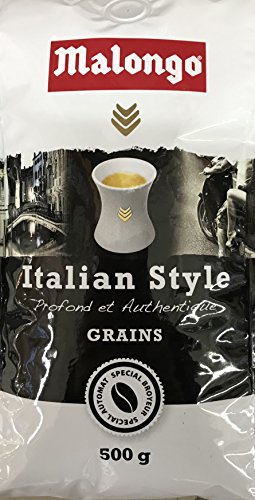 Malongo Cafe Getreide italienischen Stil 500g Malongo Cafe Getreide italienischen Stil 500g von Malongo