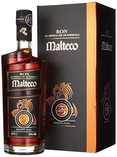 Malteco Rum 25YO I Reserva Rara I 700 ml I 40 % Volume I 25 Jahre alter Brauner-Rum von Malteco