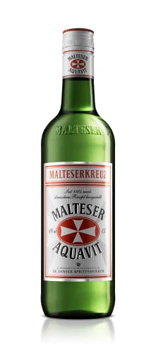 Malteserkreuz Aquavit 40 Vol.-% - Das Original, damals wie heute (1 x 0,7 l) von Malteserkreuz Aquavit