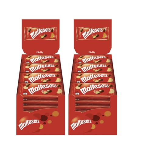 MALTESERS 2x 25x37g Schokokugeln Malzfüllung mit Milchschokoladenüberzug Schokolade MALTESERS 2x 25x37g Schokokugeln Malzfüllung mit Milchschokoladenüberzug Schokolade von Maltesers