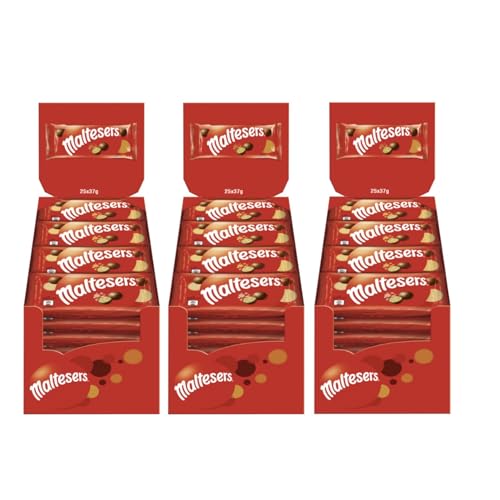 MALTESERS 3x 25x37g Schokokugeln Malzfüllung mit Milchschokoladenüberzug Schokolade MALTESERS 3x 25x37g Schokokugeln Malzfüllung mit Milchschokoladenüberzug Schokolade von Maltesers