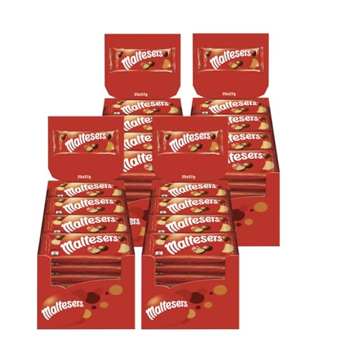 MALTESERS 4x 25x37g Schokokugeln Malzfüllung mit Milchschokoladenüberzug Schokolade MALTESERS 4x 25x37g Schokokugeln Malzfüllung mit Milchschokoladenüberzug Schokolade von Maltesers