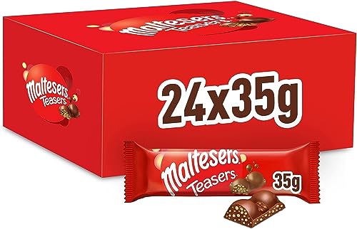 Maltesers Teasers, 24 Riegel (24 x 35 g) von Maltesers