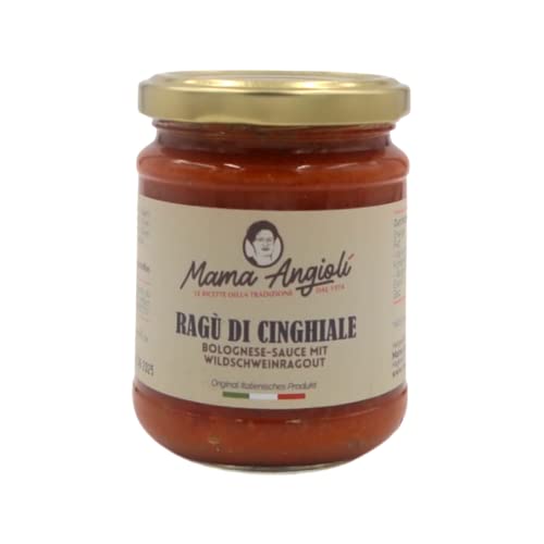 Mama Angioli Bolognese-Sauce mit Wildschweinragout/Ragù di Cinghiale 60% 180g Mama Angioli Bolognese-Sauce mit Wildschweinragout/Ragù di Cinghiale 60% 180g von Mama Angioli