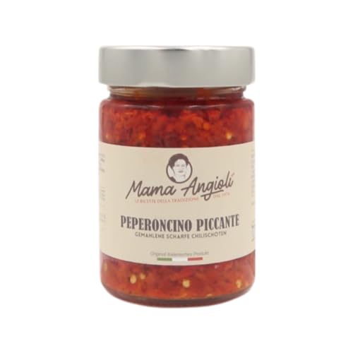 Mama Angioli Gemahlene scharfe Chilischoten/Peperoncino Calabrese tritato 310g Mama Angioli Gemahlene scharfe Chilischoten/Peperoncino Calabrese tritato 310g von Mama Angioli