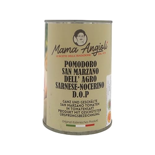 San Marzano 4 Dosen italienische ganze Tomaten geschält/San Marzano latta DOP 500g von Mama Angioli