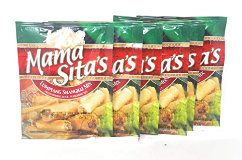 Mama Sita's Lumpiang Shanghai Mix Gebratene Frühlingsrolle Gewürzmischung, Nettogewicht 40 g, 6 Stück Mama Sita's Lumpiang Shanghai Mix Gebratene Frühlingsrolle Gewürzmischung, Nettogewicht 40 g, 6 Stück von Mama Sita's