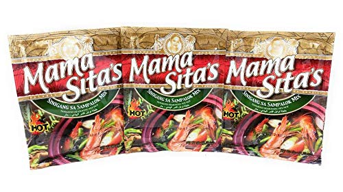 Mama Sita's Sinigang Sa Sampalok Mix Tamarinden-Gewürzmischung, heiß, 50 g, 3 Stück Mama Sita's Sinigang Sa Sampalok Mix Tamarinden-Gewürzmischung, heiß, 50 g, 3 Stück von Mama Sita's