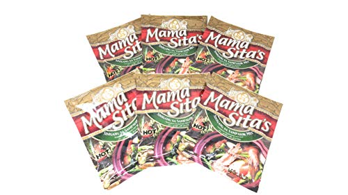 Mama Sita's Sinigang Sa Sampalok Mix Tamarinden-Gewürzmischung, heiß, 50 g, 6 Stück Mama Sita's Sinigang Sa Sampalok Mix Tamarinden-Gewürzmischung, heiß, 50 g, 6 Stück von Mama Sita's