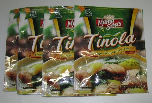 Mama Sita's Tinola Ingwer-Suppenbasis, 4 Stück, 25 g pro Packung Mama Sita's Mama Sita's Tinola Ingwer-Suppenbasis, 4 Stück, 25 g pro Packung Mama Sita's von Mama Sita's